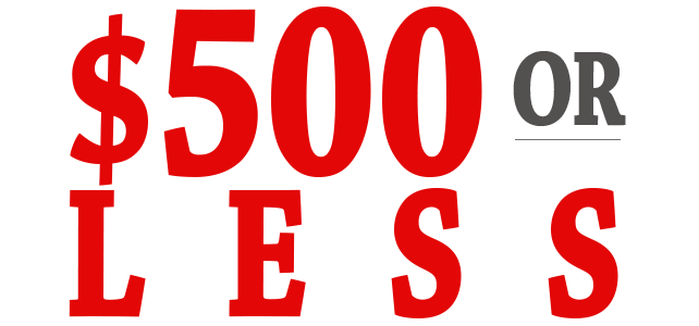 500orLess